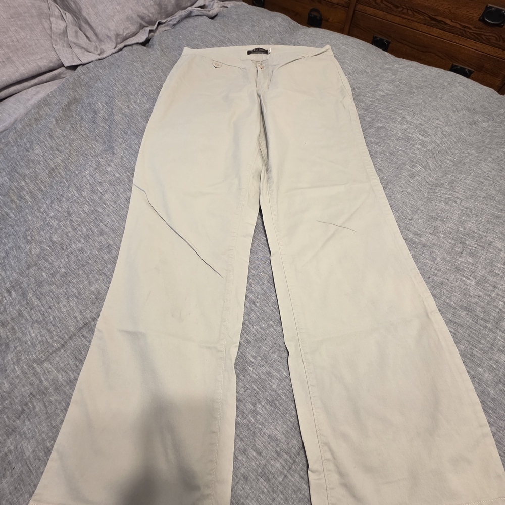 NYDJ Chino Pants in Light Cream